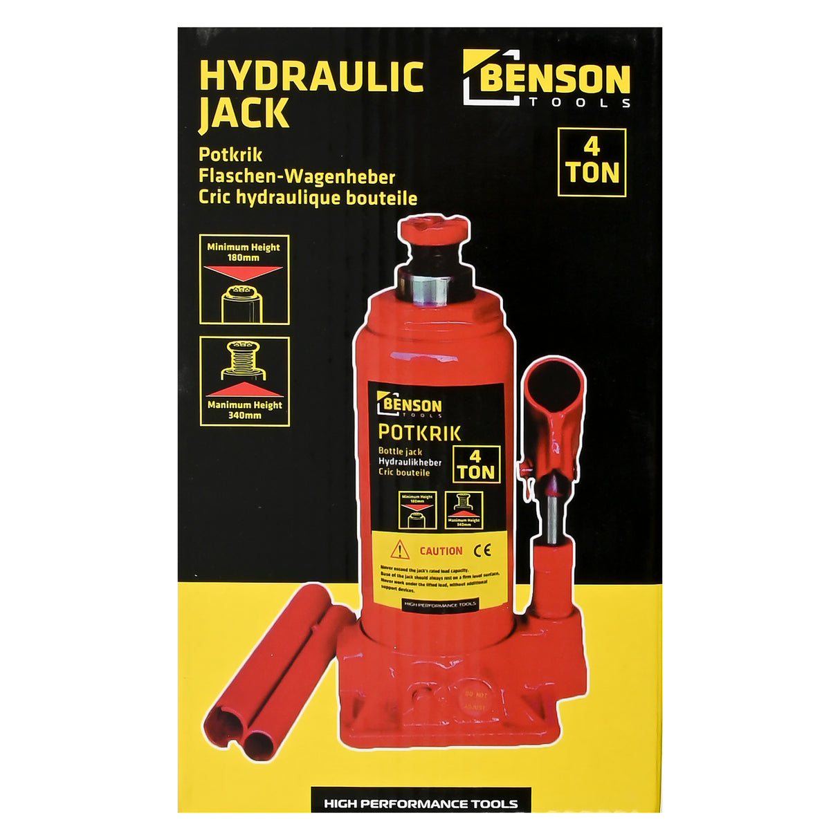 Hydraulic jack 4 tons