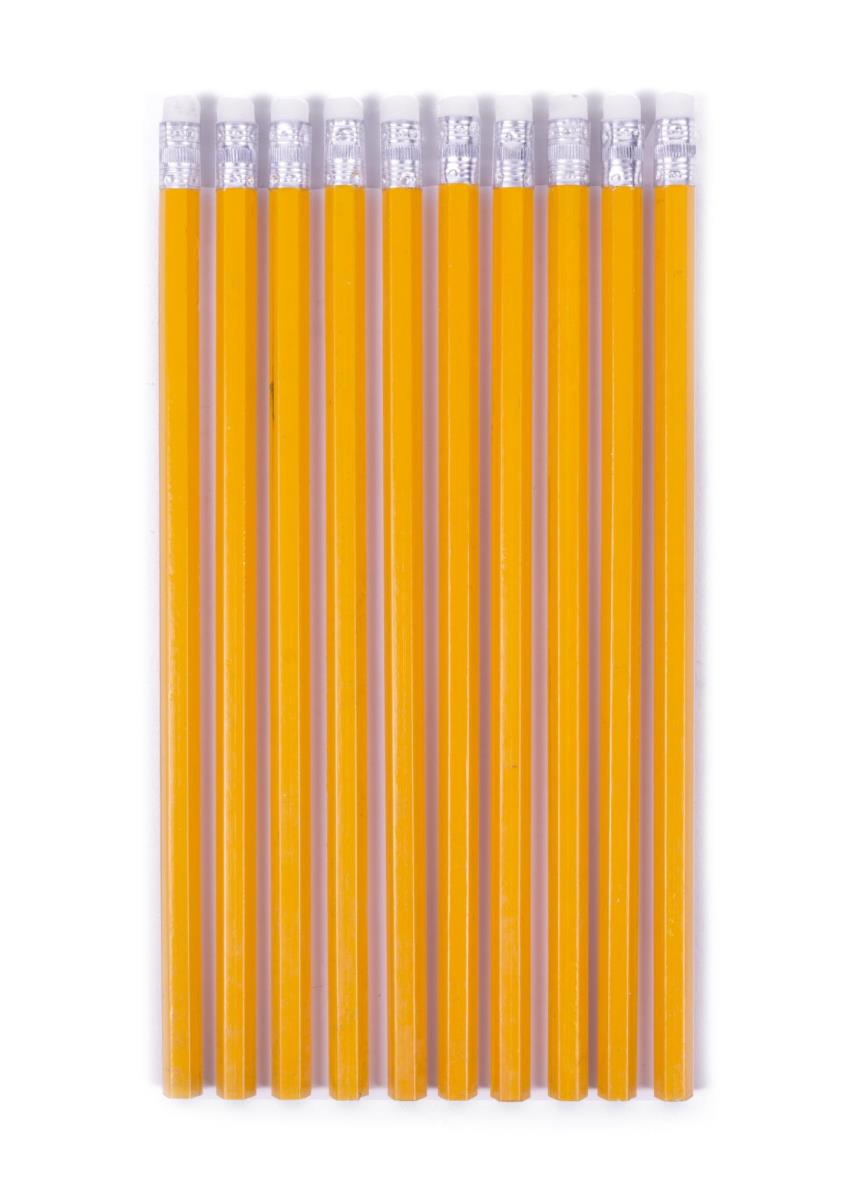 Crayon + gomme 10 pcs