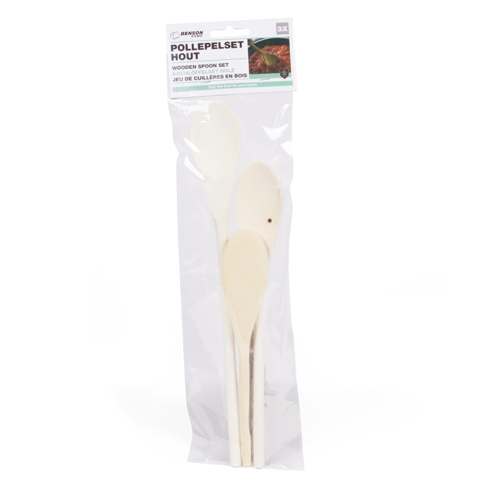 Pollepelset 3 dlg hout