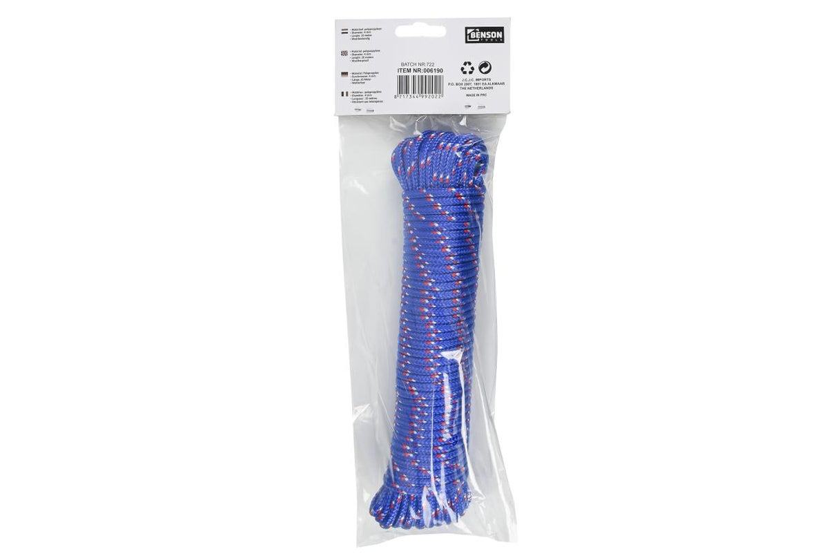 Corde 4 mm x 20 m couleur mix