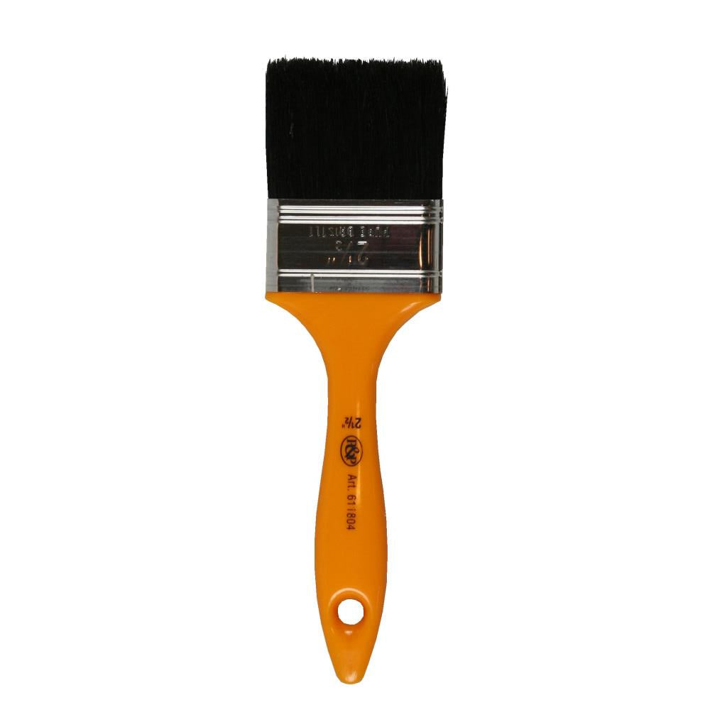 Paintbrush flat 2.5" yellow