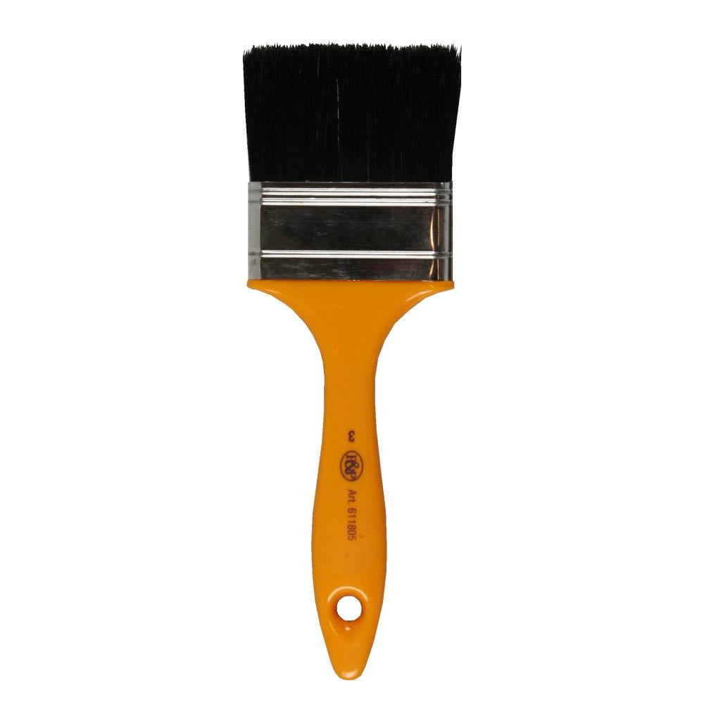 Paintbrush flat 3.0" yellow