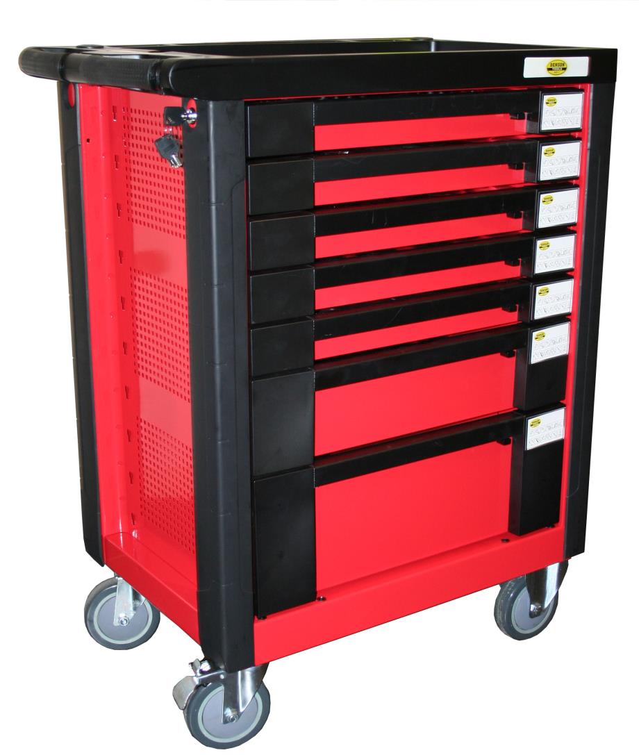 Gereedschapstrolley 7 laden 542 dlg profi