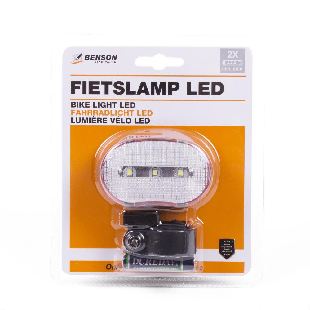 Fietslamp LED wit