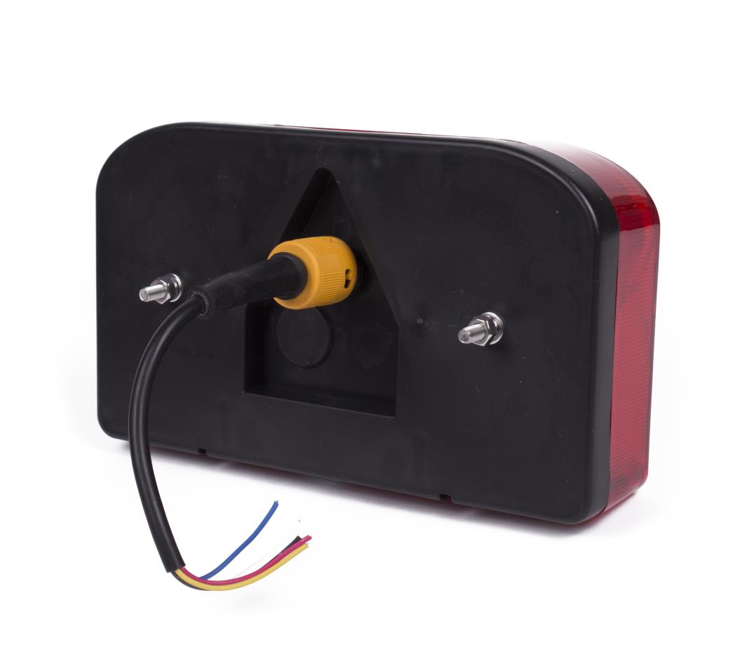 Caravan rear light left red deluxe + cable