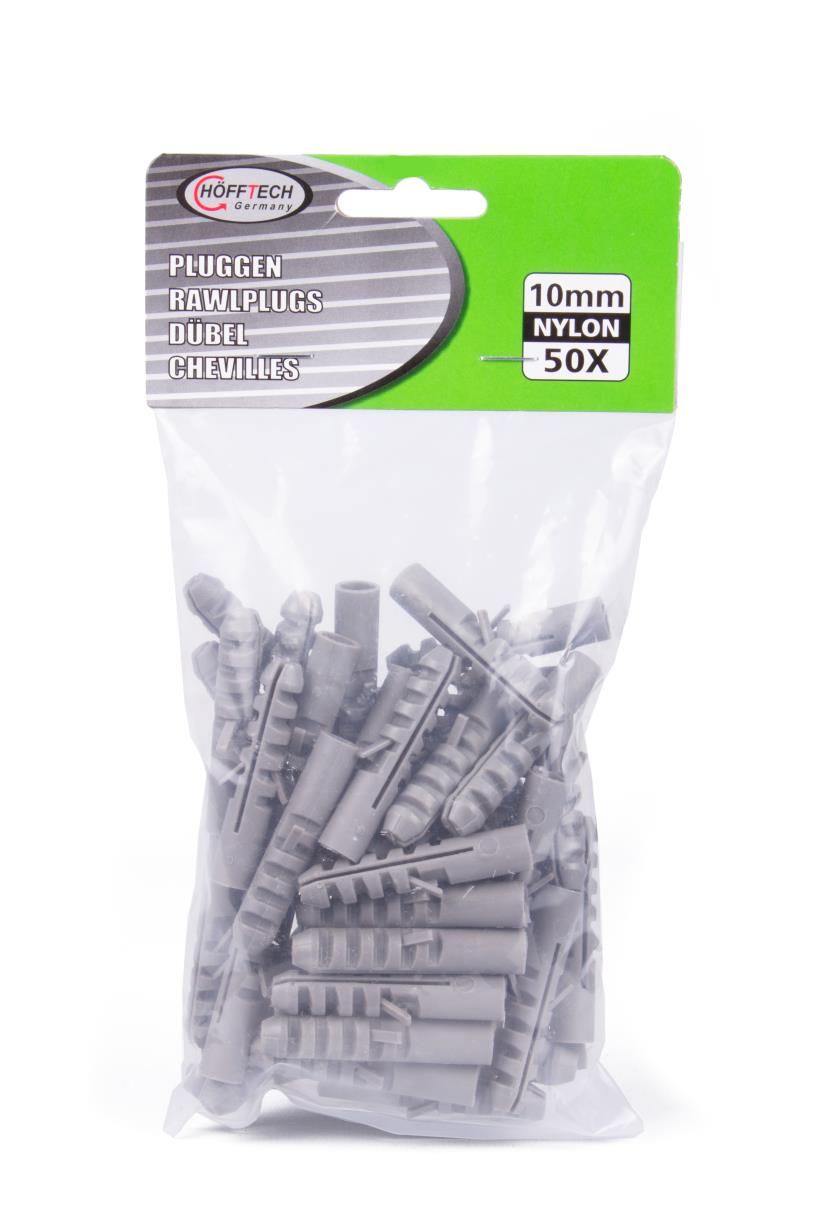 Dübeln 10 mm Nylon 50-tlg