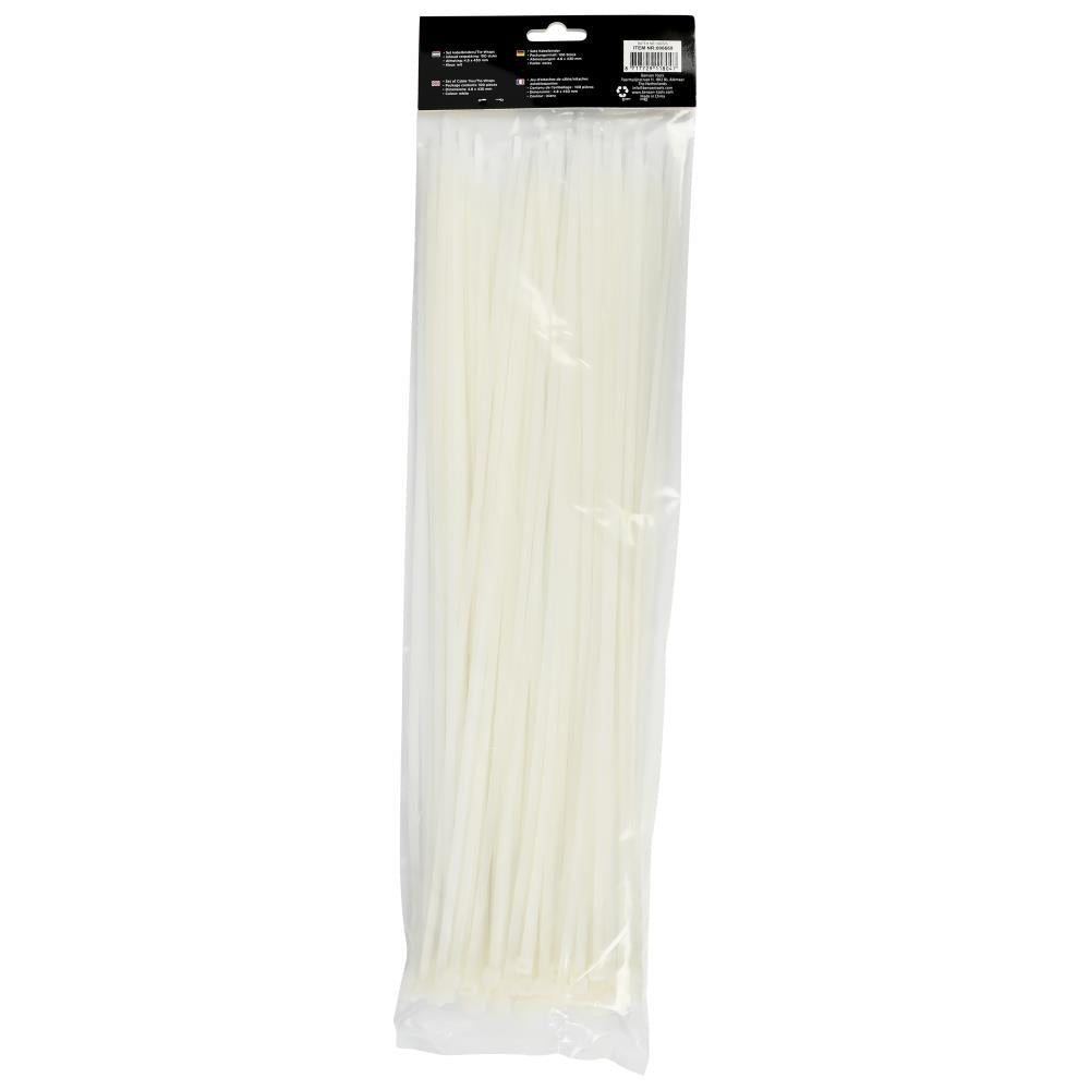 Cable ties 4.8 x 430 mm 100 pcs white