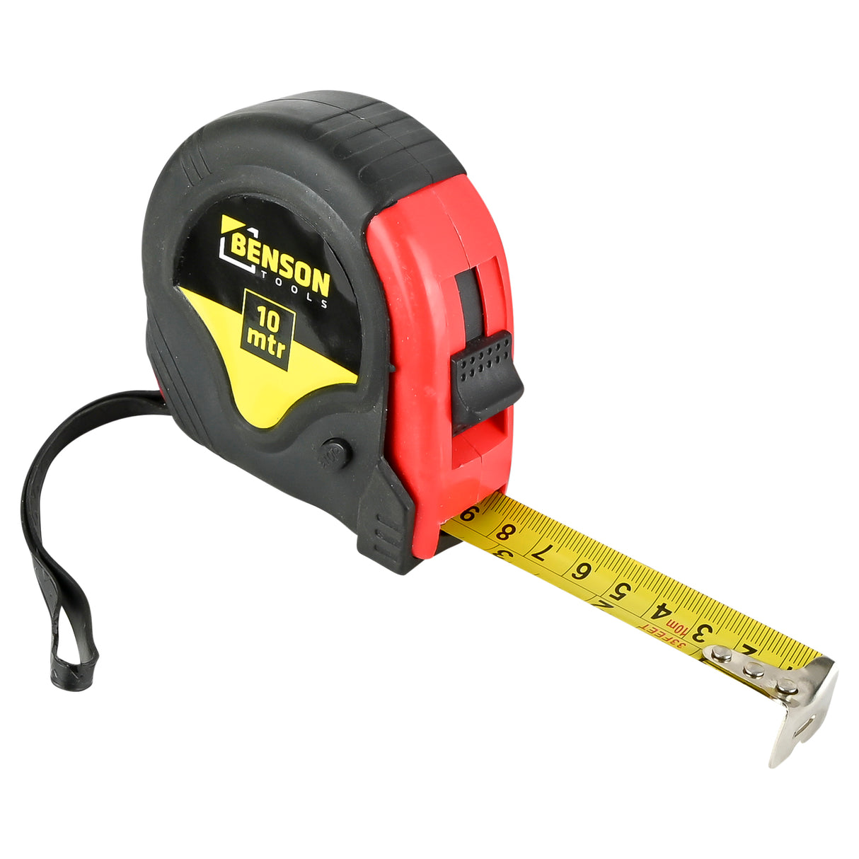 Rolbandmaat rubber 10 mtr x 25 mm