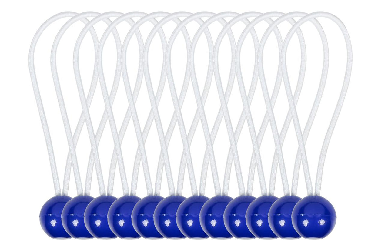 Élastique avec bille 12 pcs +/- 15 cm