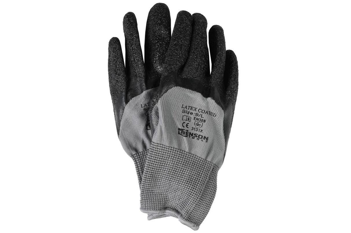 Rigger gloves PU flex grey rib size 9 (L)