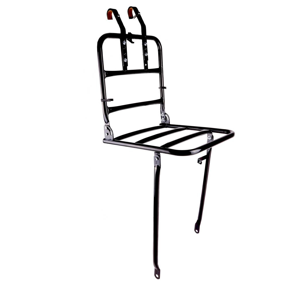 Bicycle front carrier 28" + support black