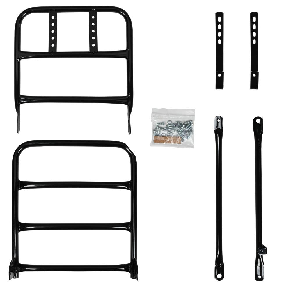Bicycle front carrier 28" + support black