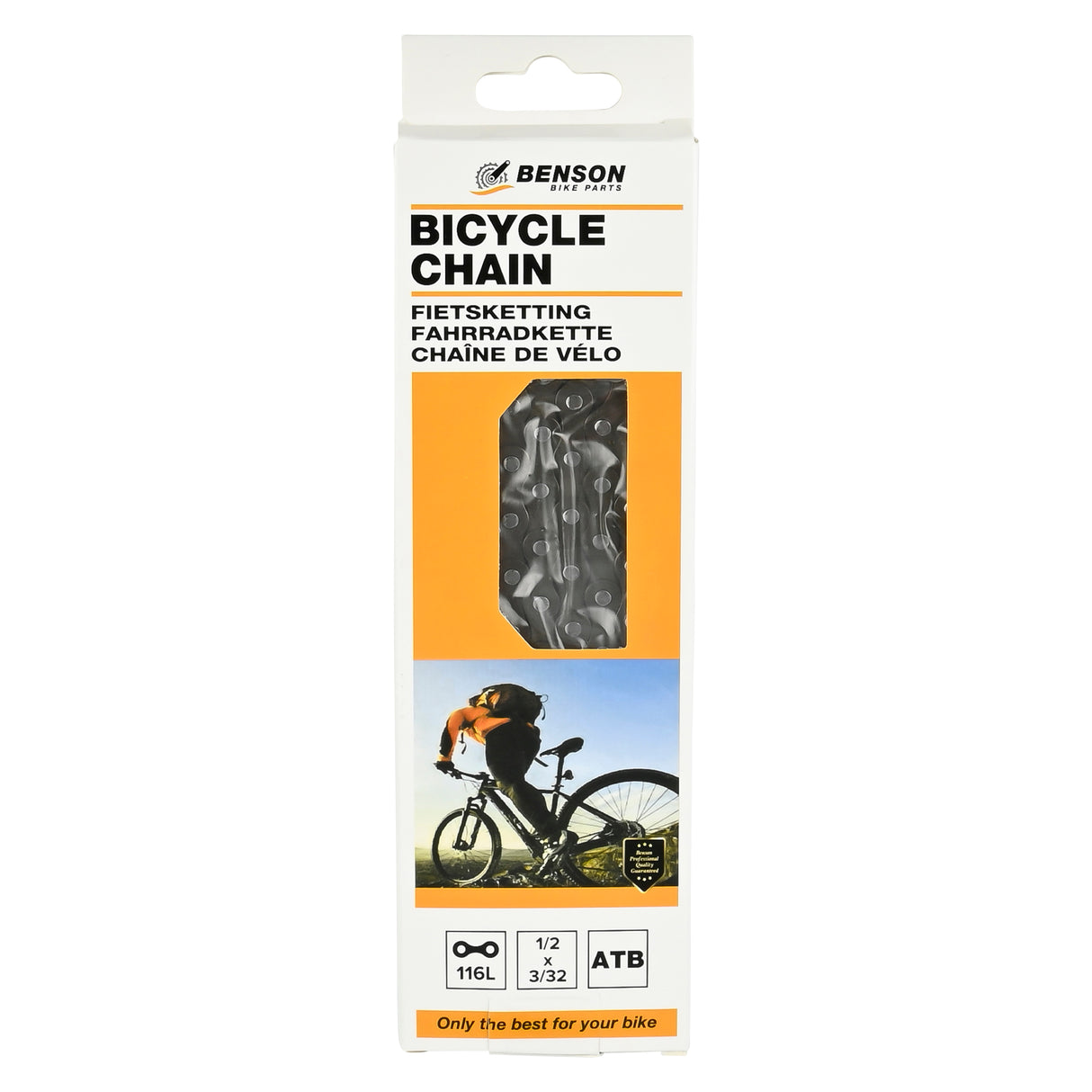 Fietsketting 1/2 x 3/32 x 116l. atb