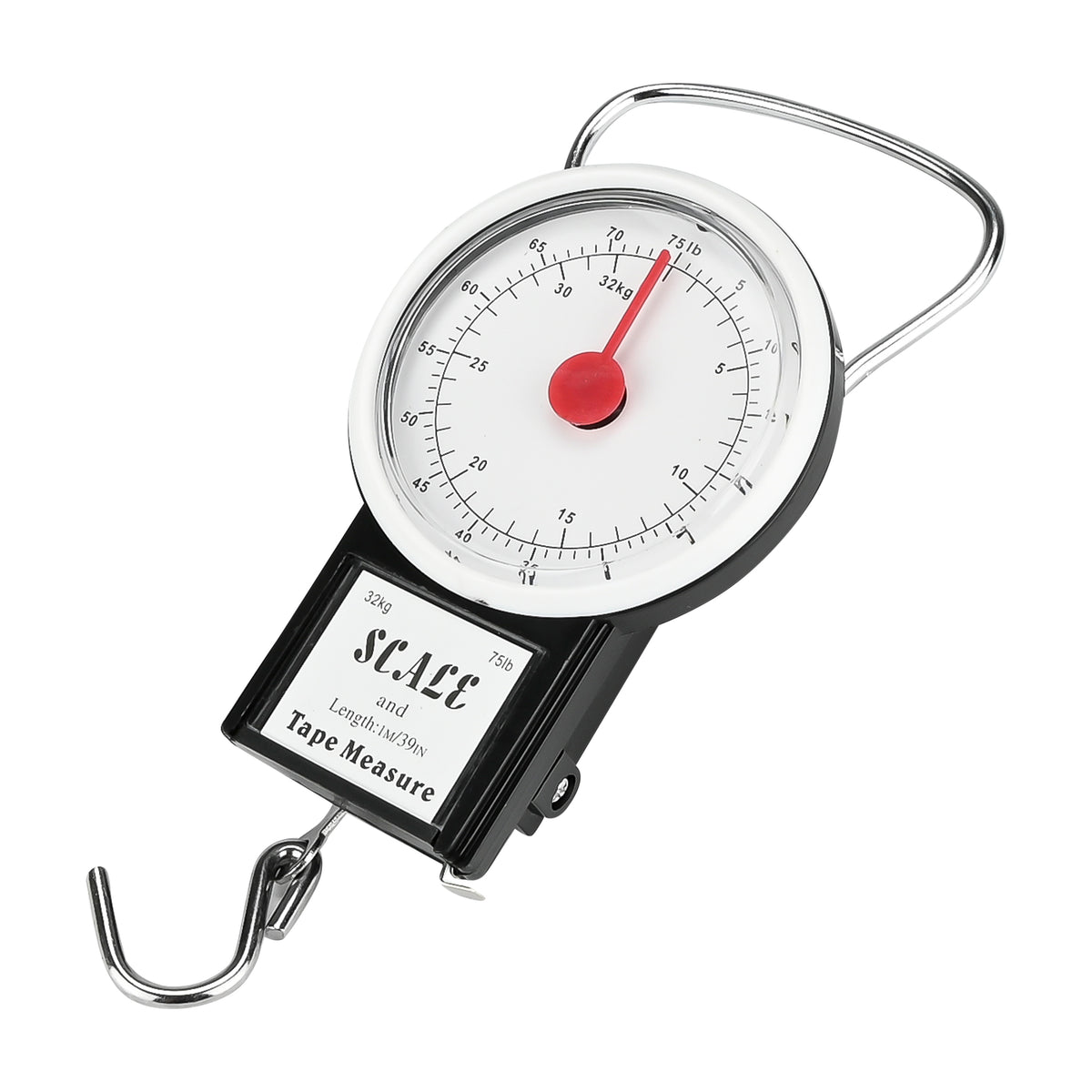 Spring balance case 32 kg + measuring tape