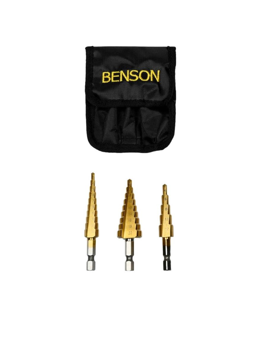 Drill set graduated 3 pcs HSS titan