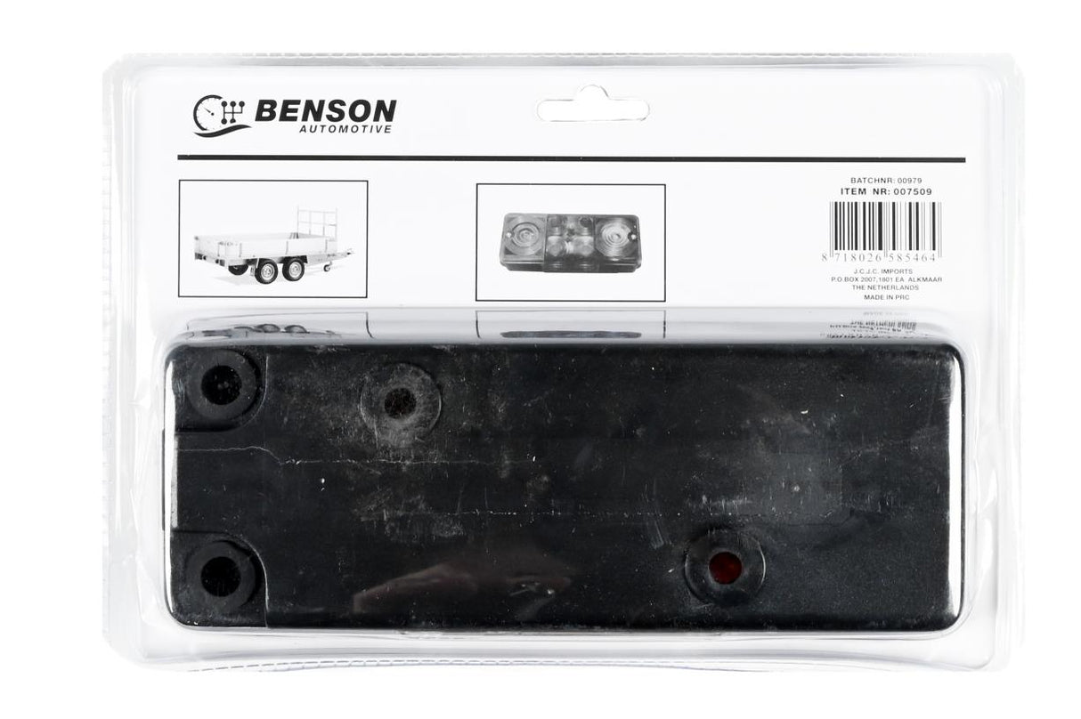 Remorque feu 3 compartiments 210 x 83 mm 12V E9