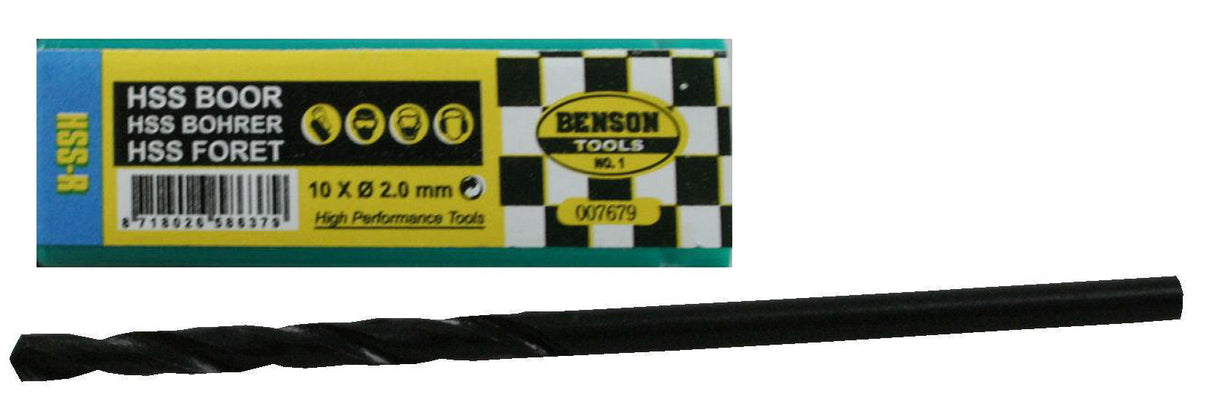 HSS Bohrer 2.0 mm 10-tlg