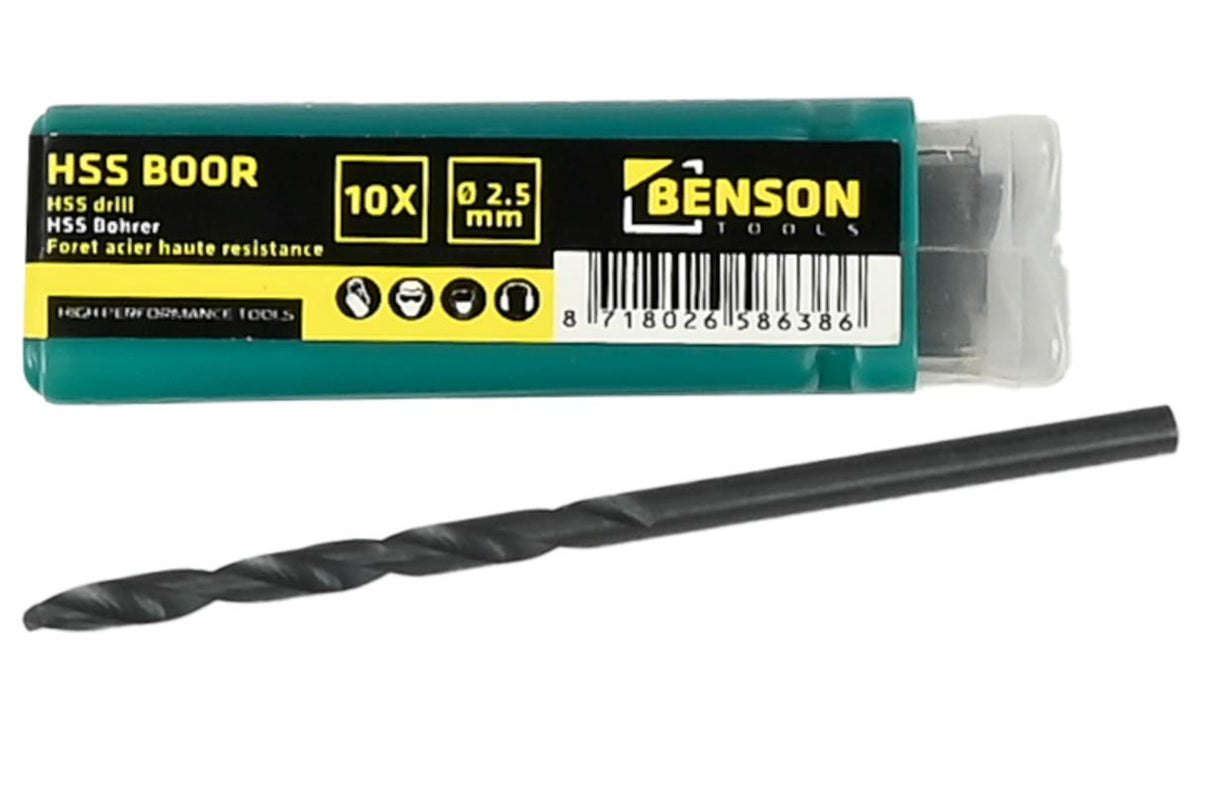 HSS Bohrer 2.5 mm 10-tlg