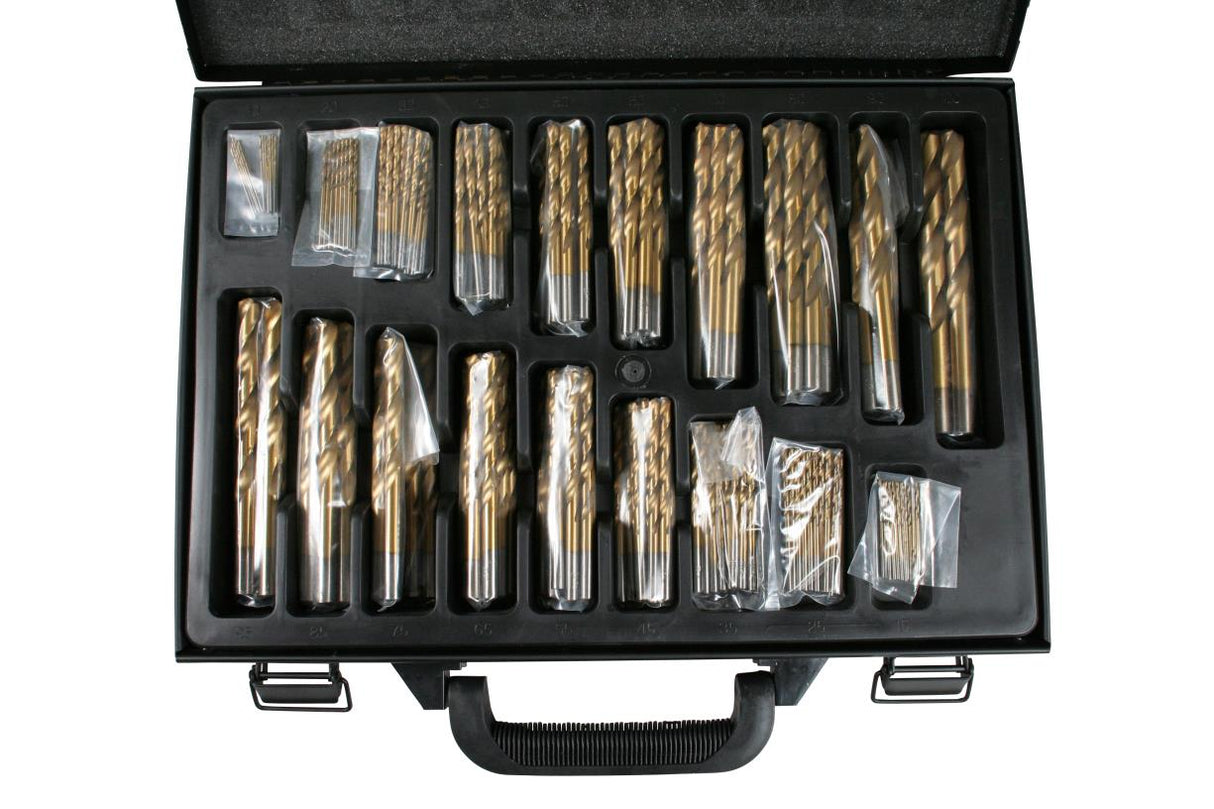 Jeu de forets 170 pcs HSS titane coated