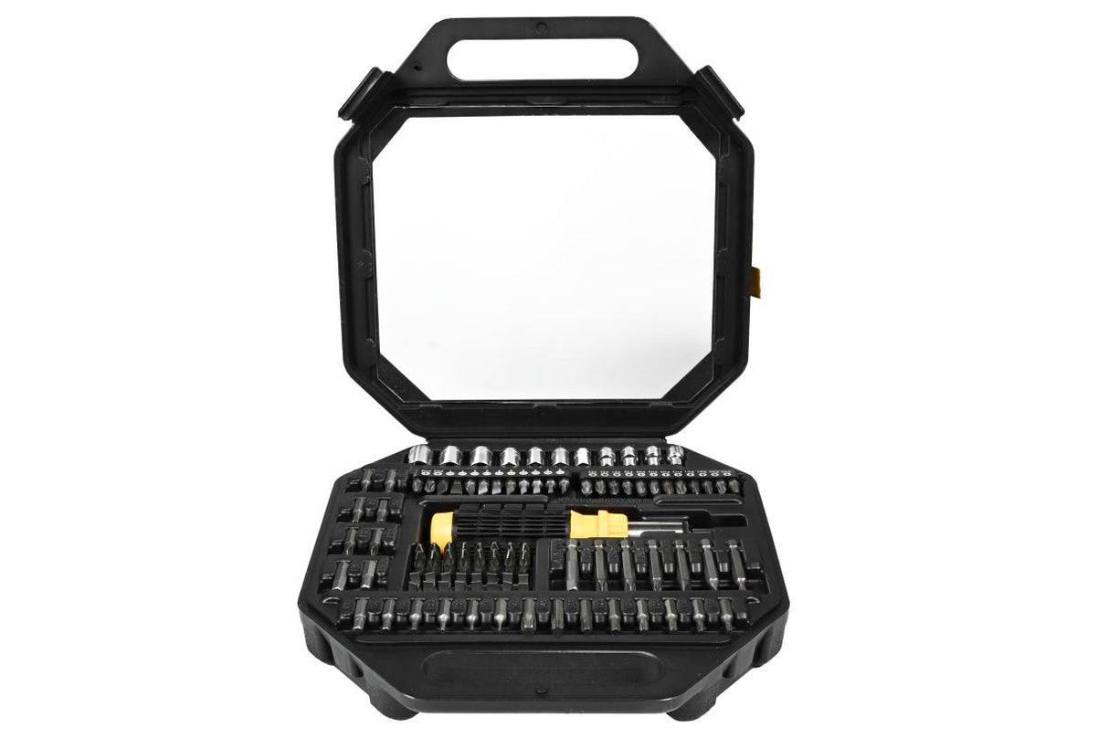 Schroevendraaier ratel bit + doppen set 99 dlg
