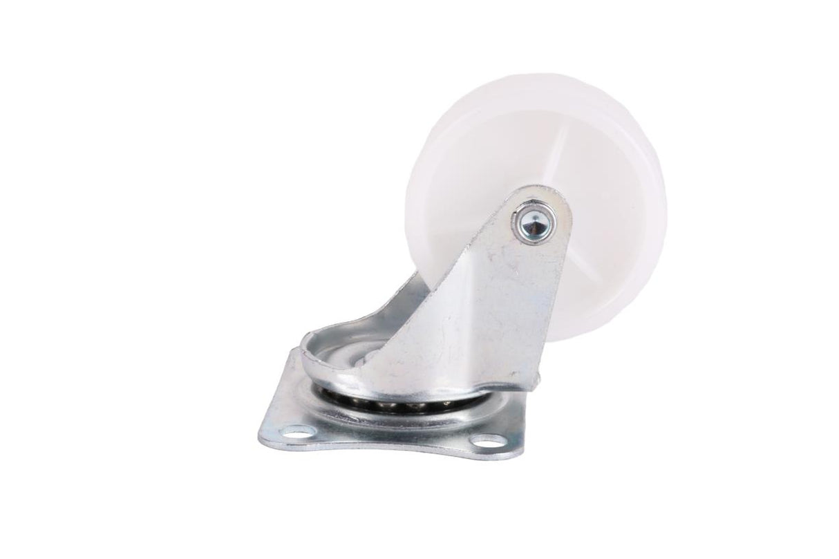 Swivel castor set 50 mm white 4 pcs