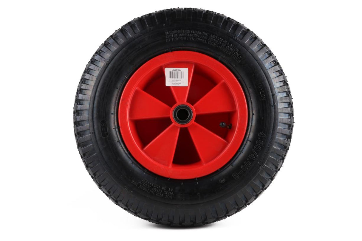 Roue + pneu grande taille roulements à billes 20 mm
