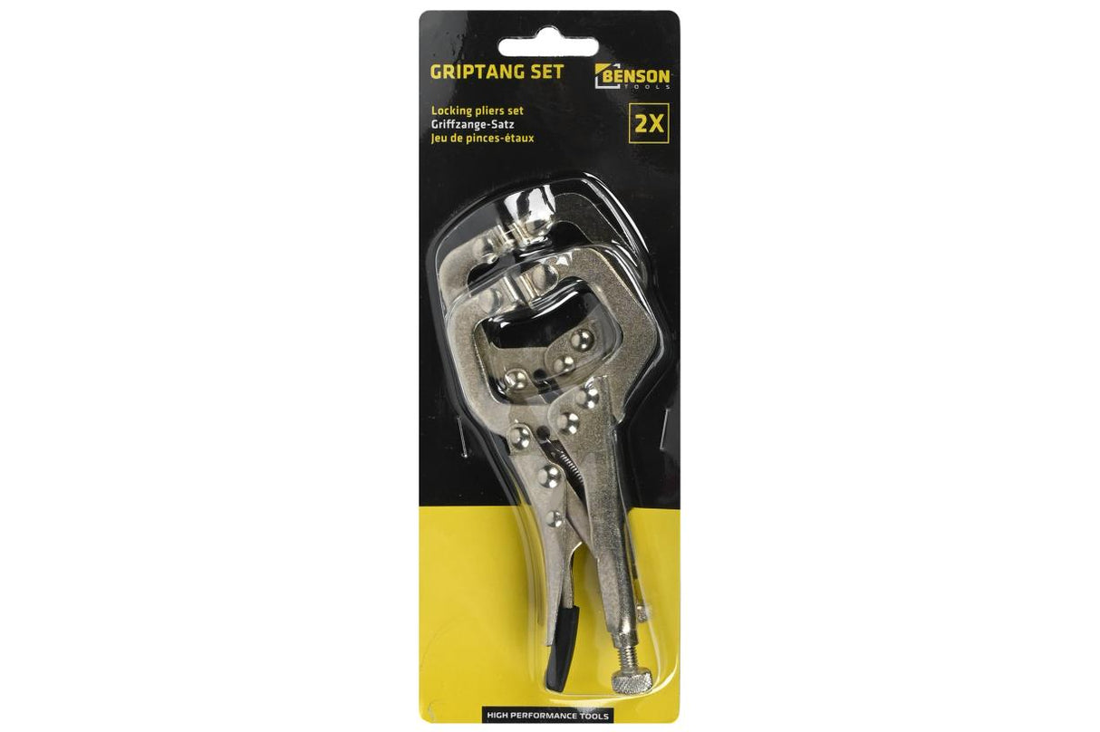 Locking pliers set 2 pcs mini