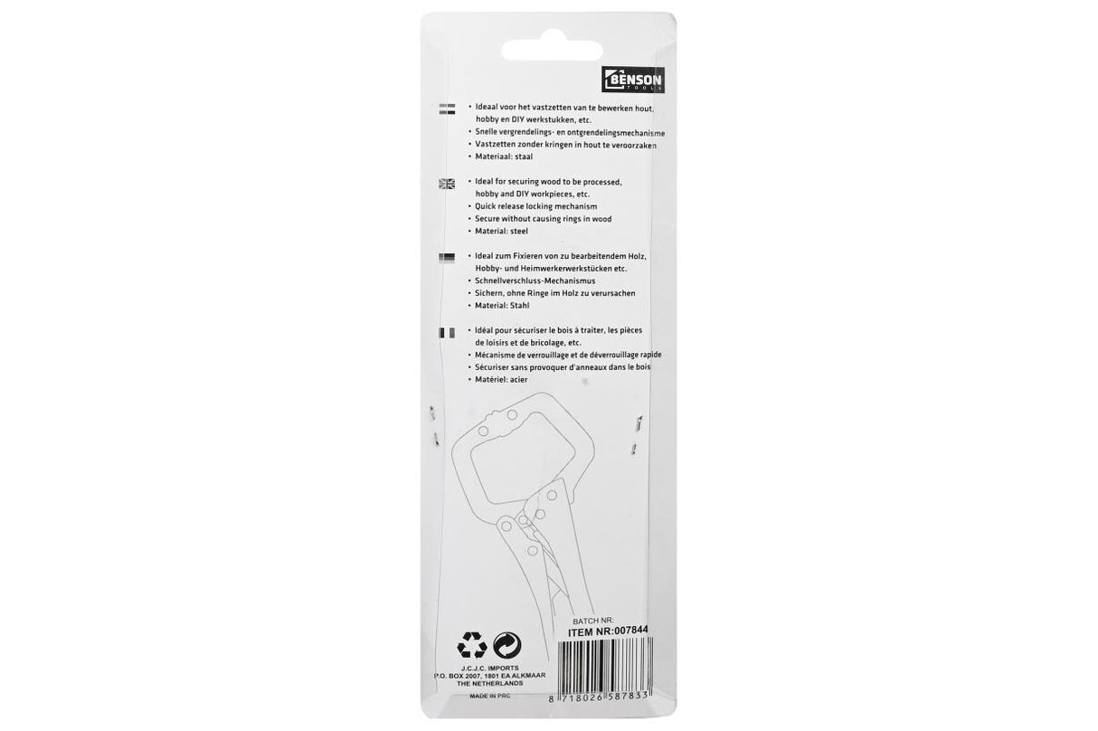 Locking pliers set 2 pcs mini