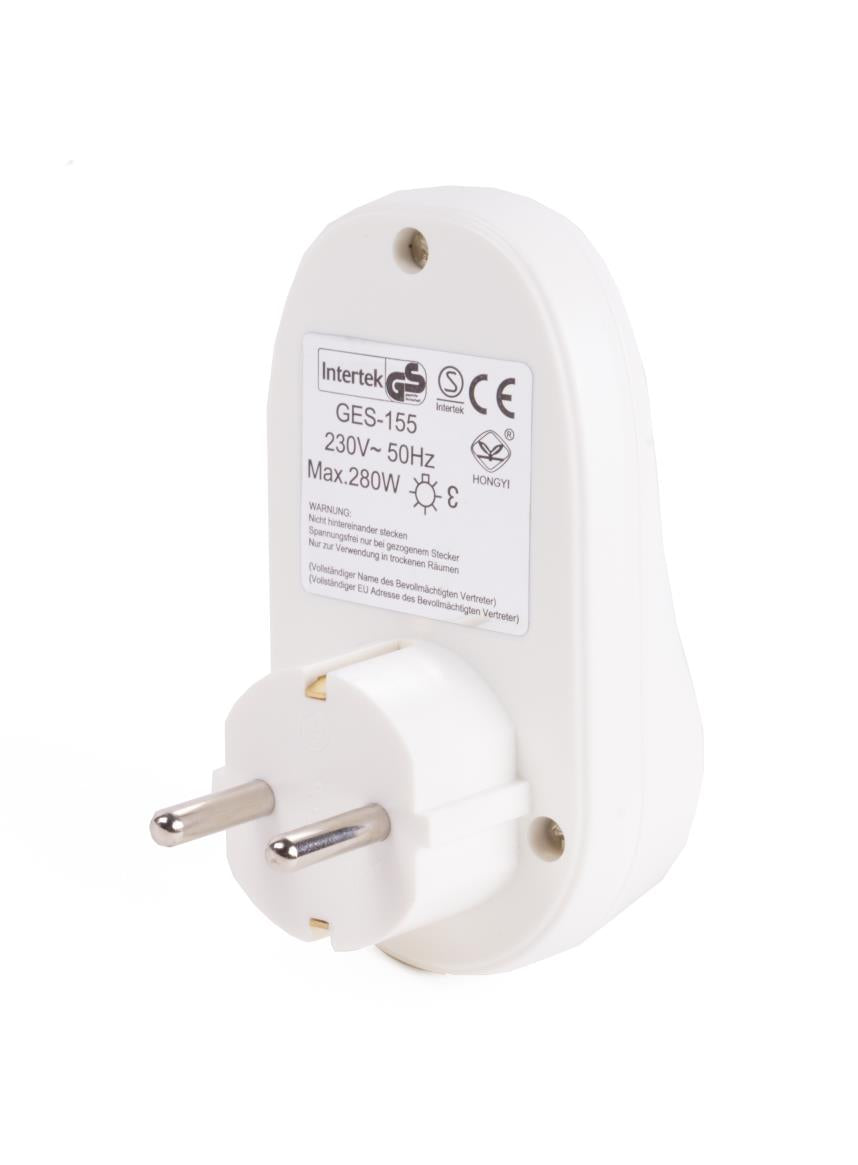Steckdosenadapter mit Dimmer