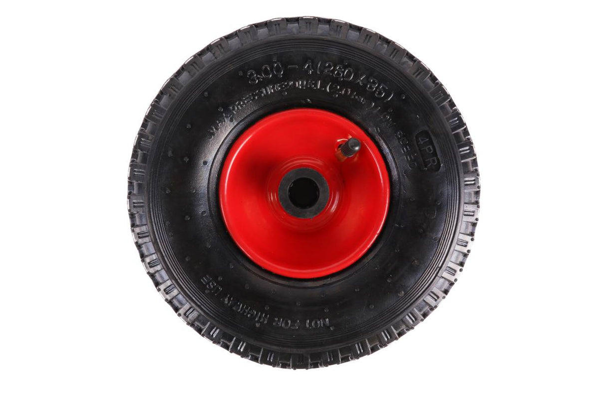 Wheel + tyre small 3.00-4" steel rim