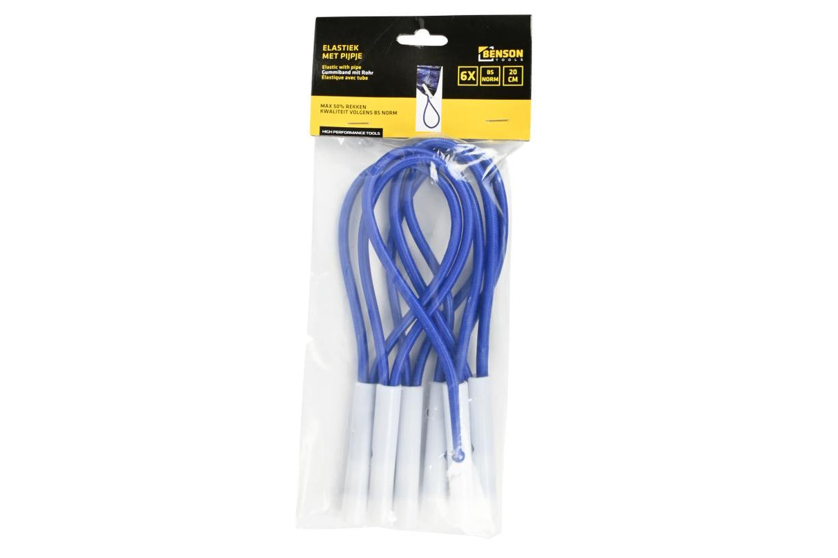 Élastique avec tube 6 pcs