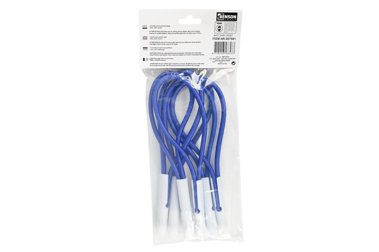 Élastique avec tube 6 pcs