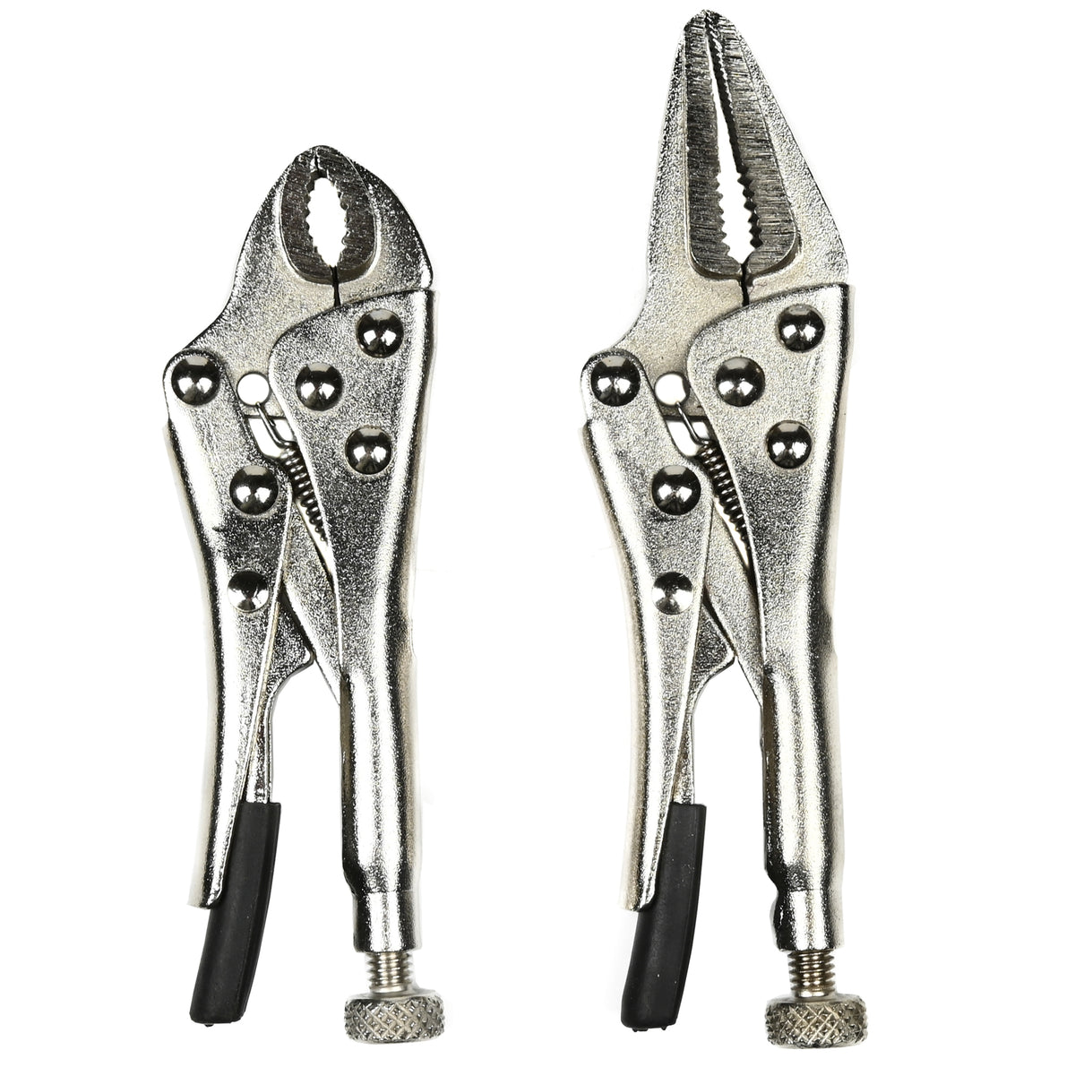 Gripzangen-Set mit 2 geraden Mini-Backen