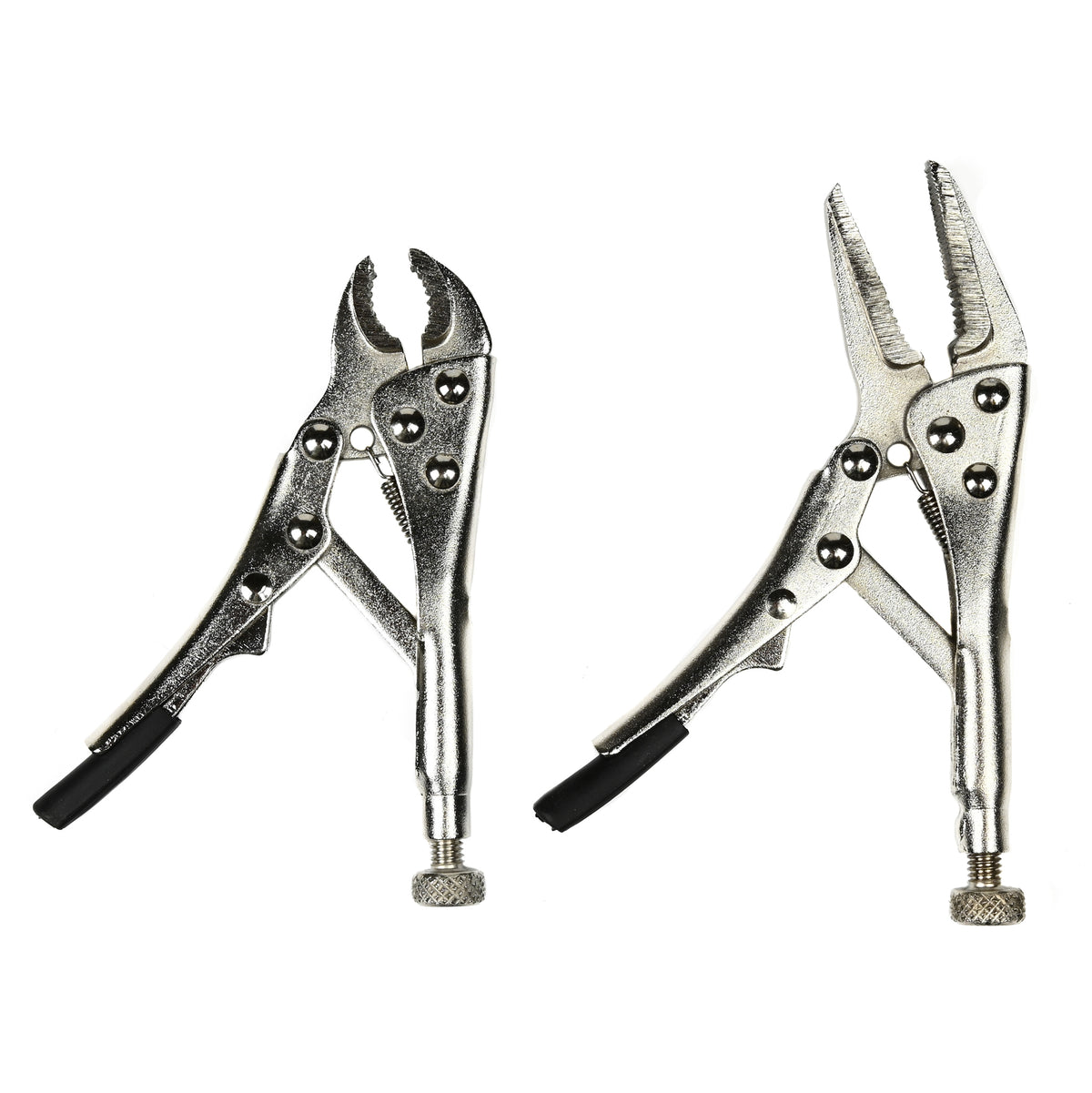 Gripzangen-Set mit 2 geraden Mini-Backen
