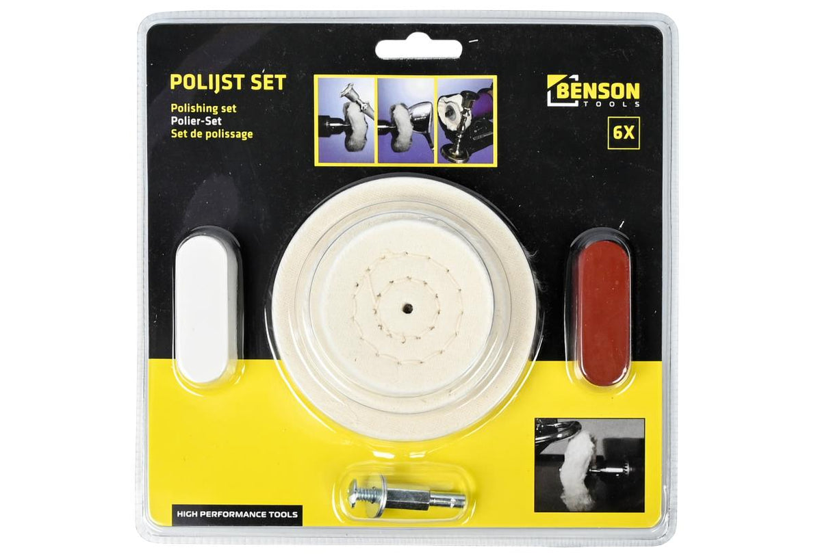 Polijst set 6 dlg