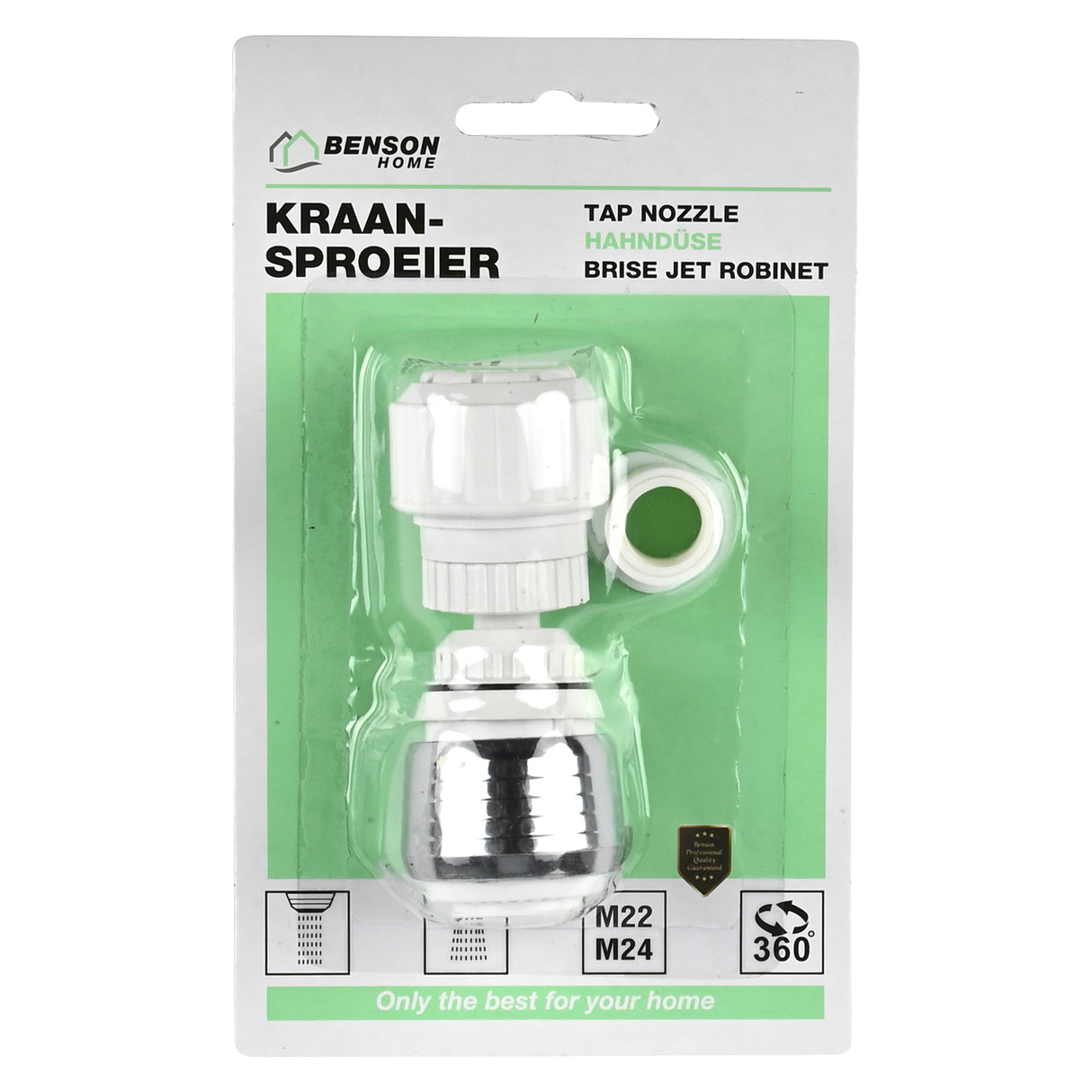Tap nozzle chrome/white