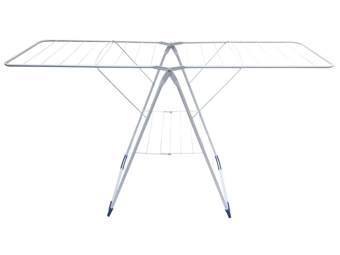 Drying rack white foldable 152 x 50 x 87 cm