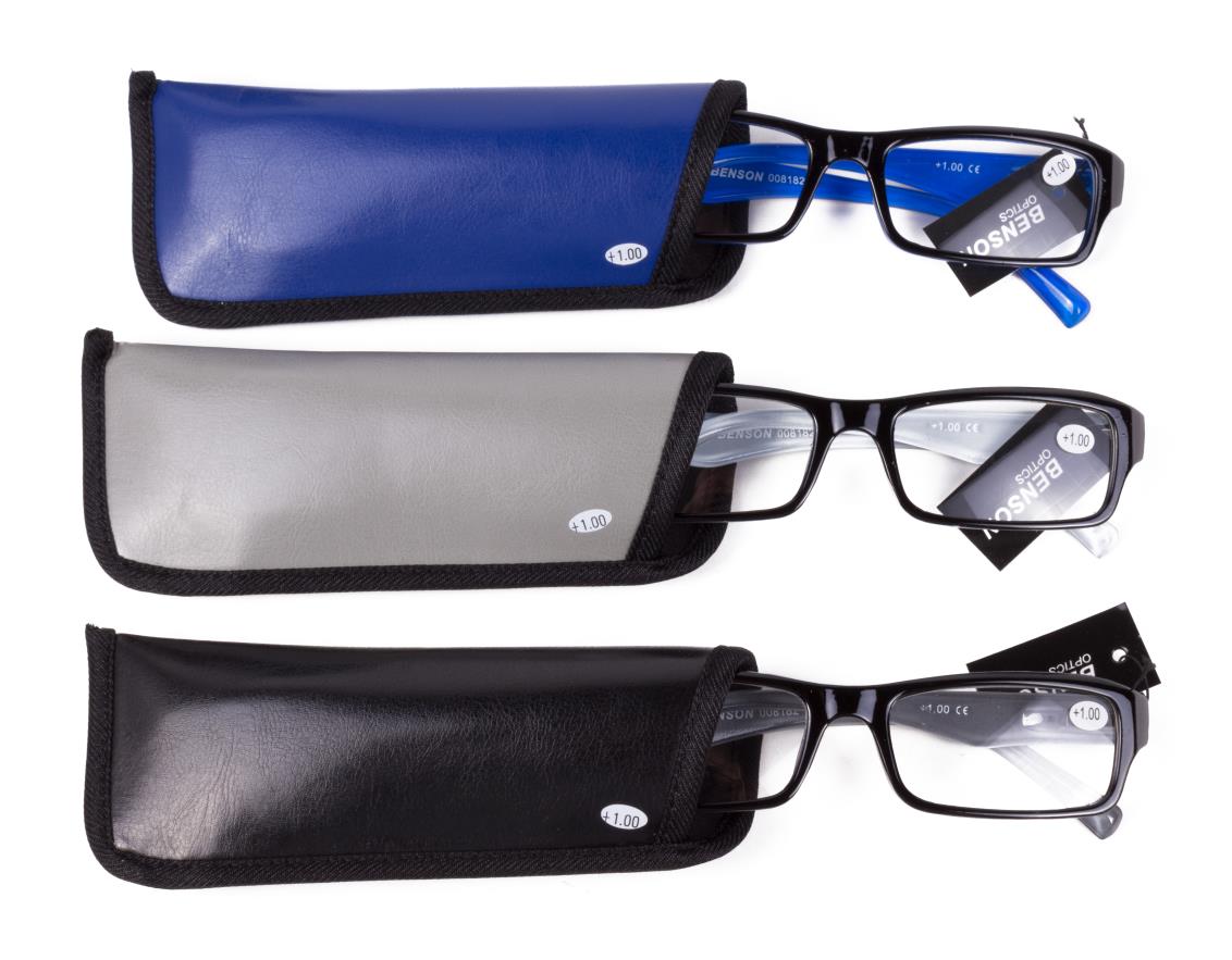 Reading glasses Miami + Leatherlook Hoes Mix Display