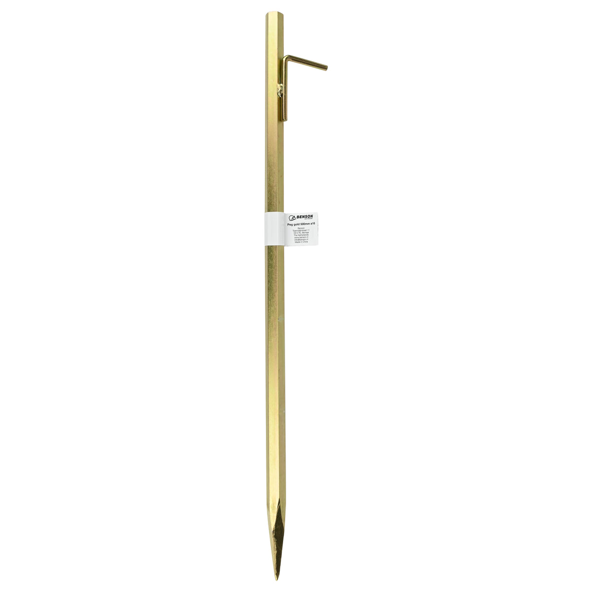 Grondpen goud ø16 x 500 mm