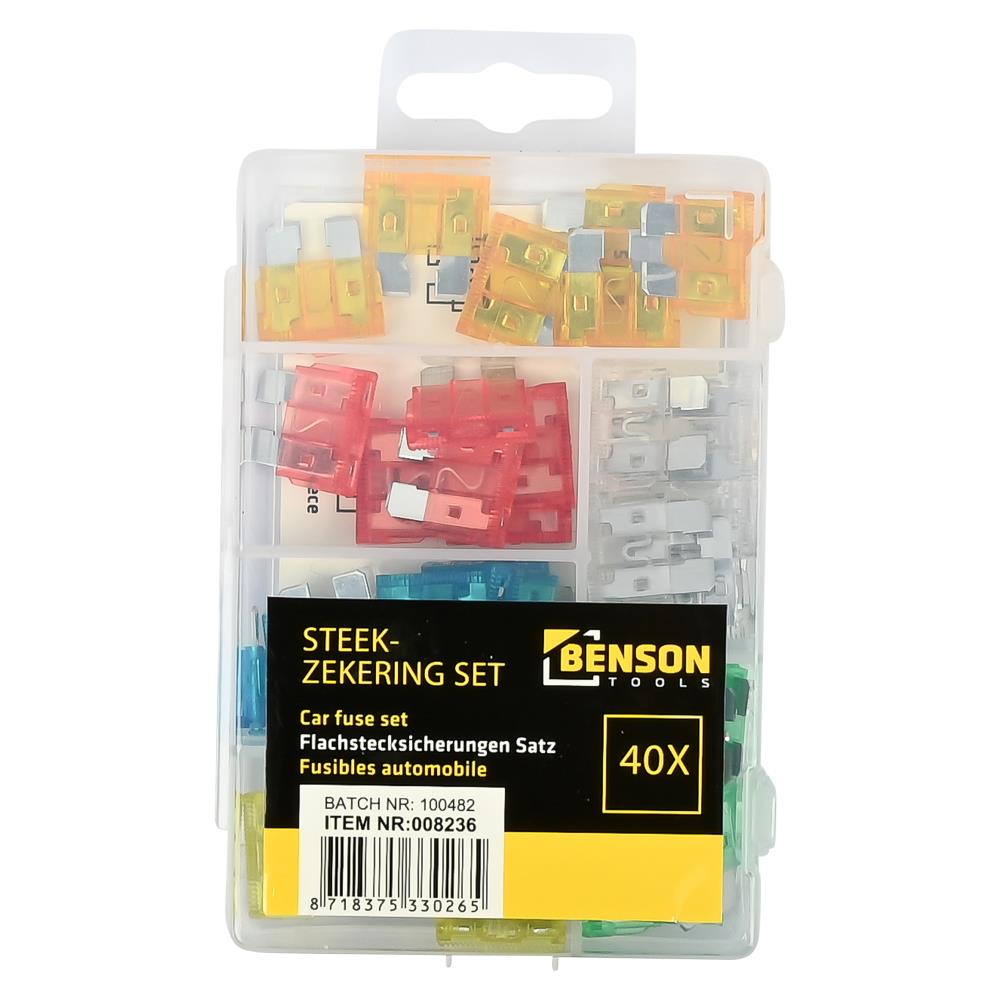 Steekzekering set 40 dlg