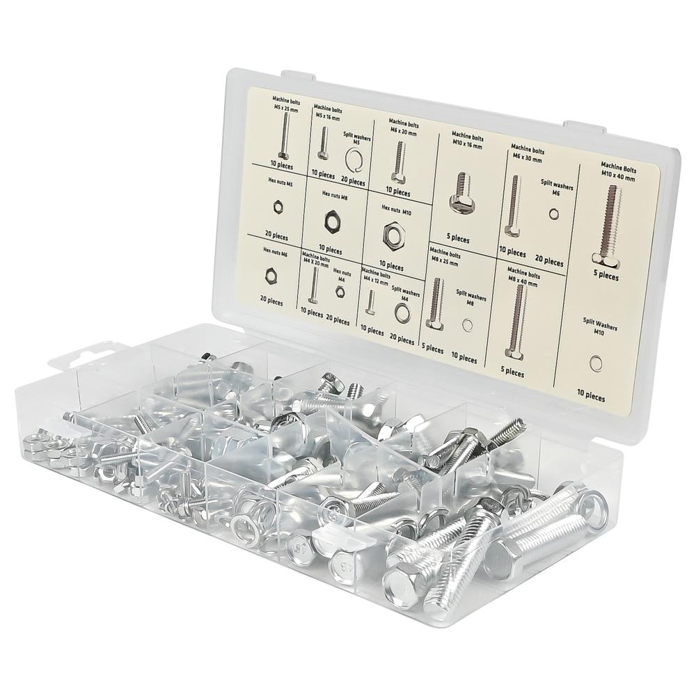 Bolt- and nut selection 240 pcs