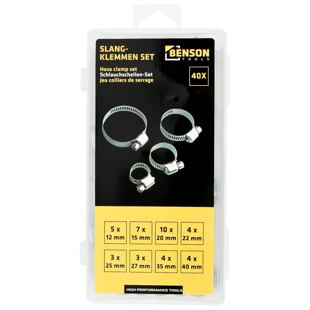 Hose clamp set 40 pcs