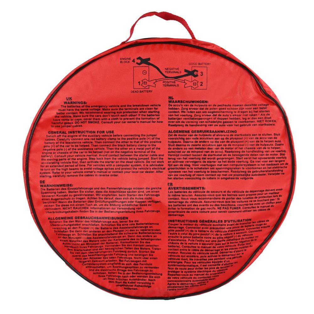 Startkabel 1200A 35 qmm 4.5 mtr kabel