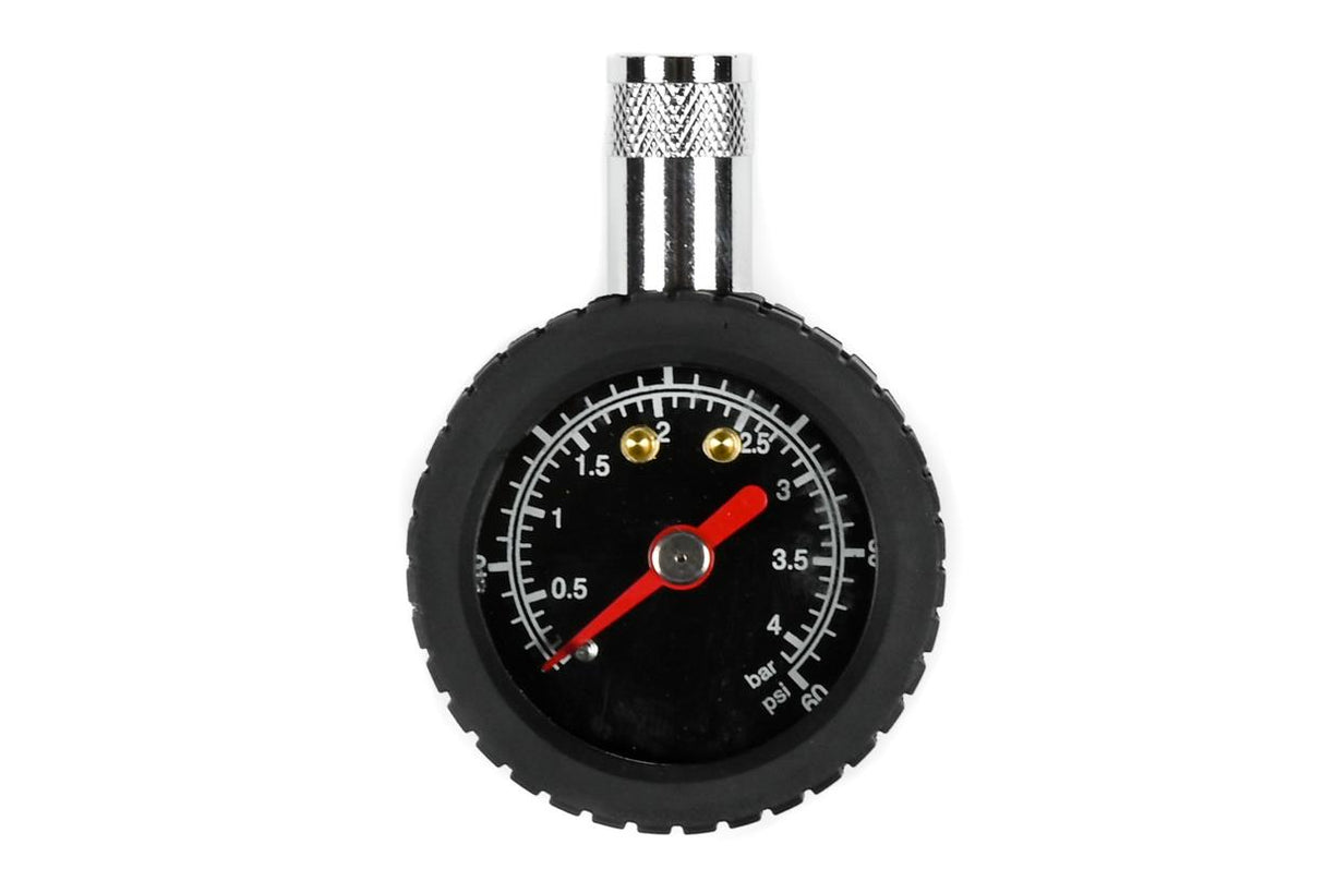 Tyre pressure gauge rubber grip / display