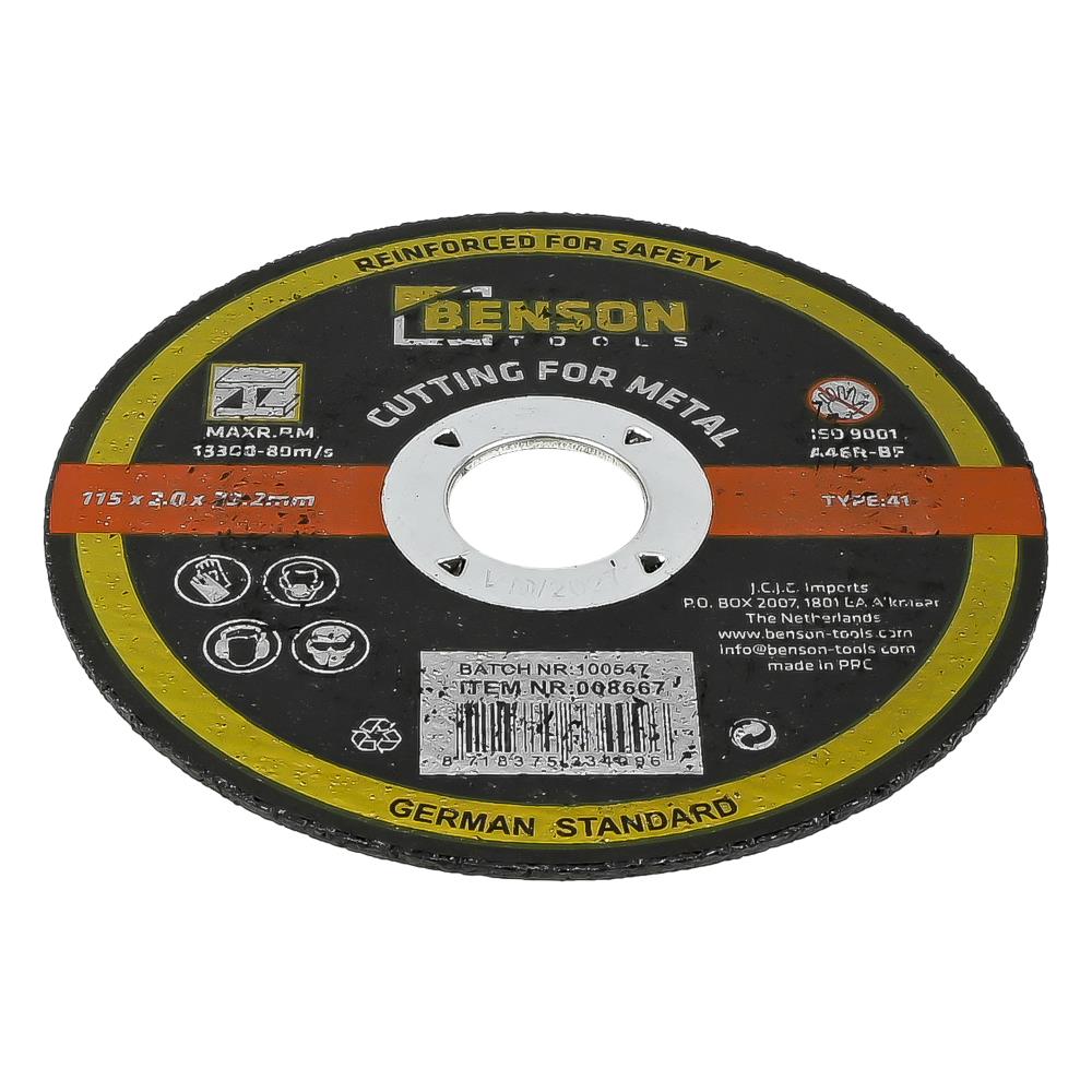 Cutting disc SS ø180 x 1.6 x 22.2 mm
