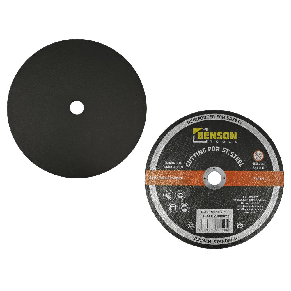 Cutting disc SS ø230 x 2.0 x 22.2 mm