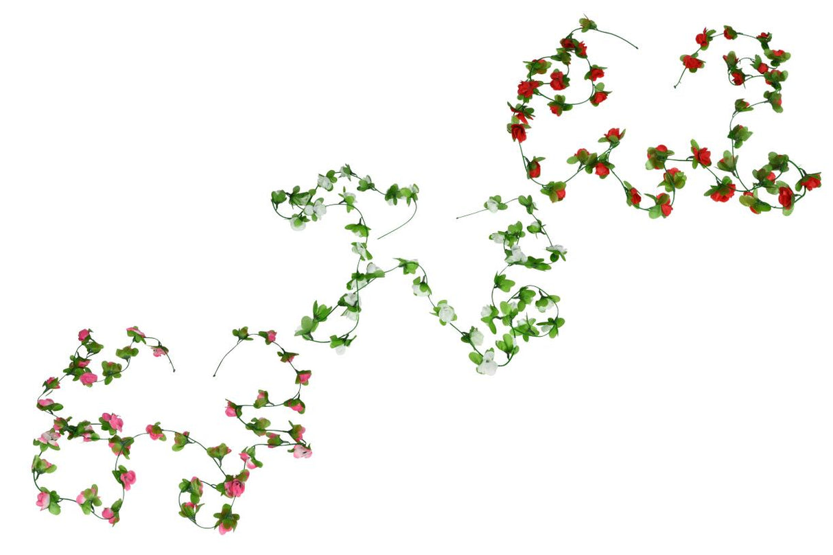 Bicycle flower garland 220 cm mix