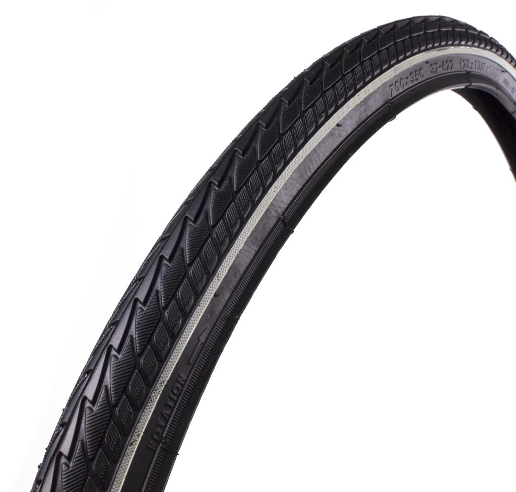 Bicycle tyre 28 x 1 5/8 x 1 3/8 reflective