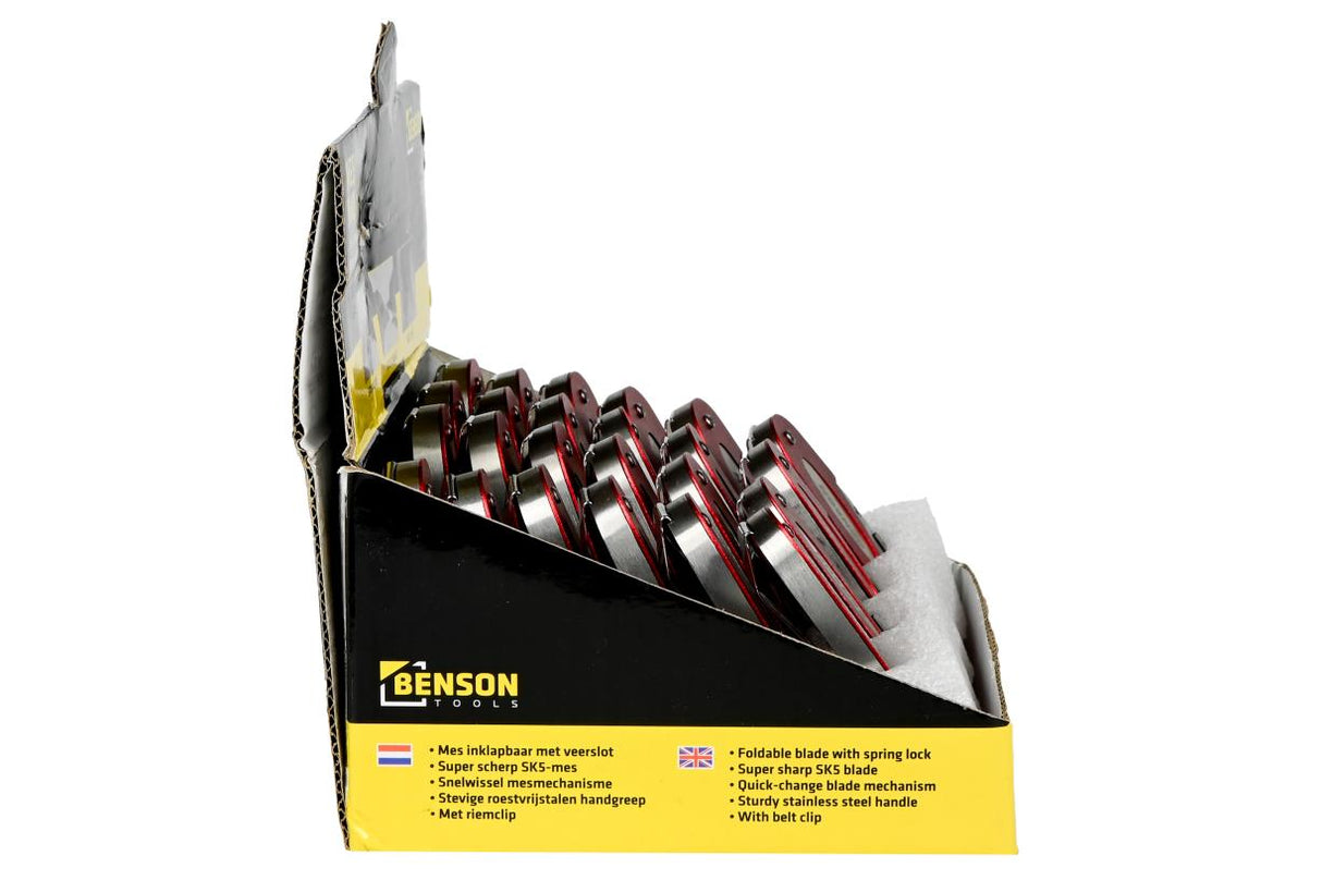 Knife retractable display