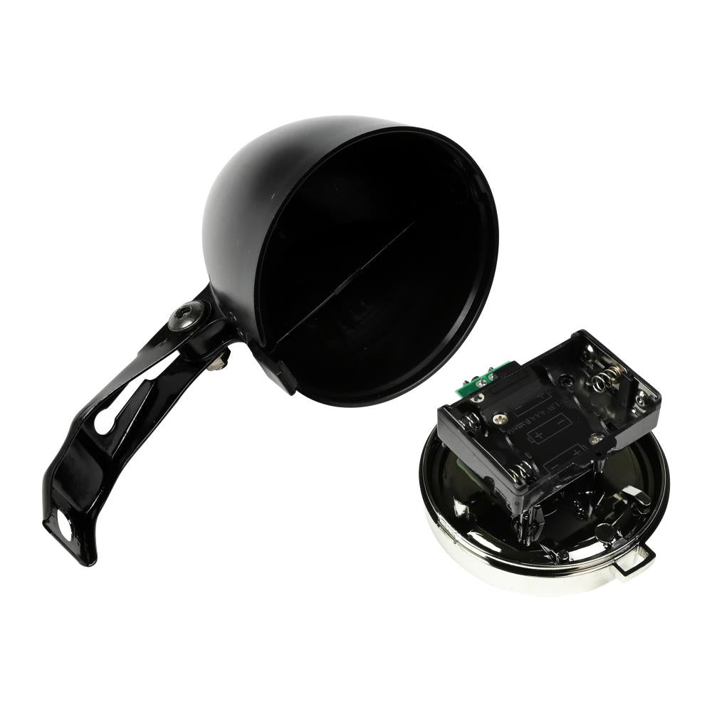 Fahrradlampe 3 LED schwarz